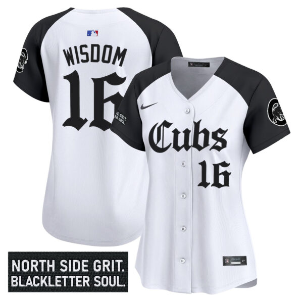 Women's Chicago Cubs 'Gothic North Side Edition' Vapor Premier Limited Jersey - All Stitched - Image 27