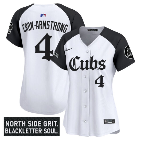 Women's Chicago Cubs 'Gothic North Side Edition' Vapor Premier Limited Jersey - All Stitched - Image 28