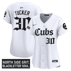 Women's Chicago Cubs 'Gothic North Side Edition' Vapor Premier Limited Jersey - All Stitched