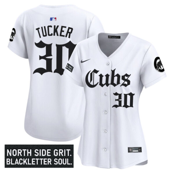 Women's Chicago Cubs 'Gothic North Side Edition' Vapor Premier Limited Jersey - All Stitched