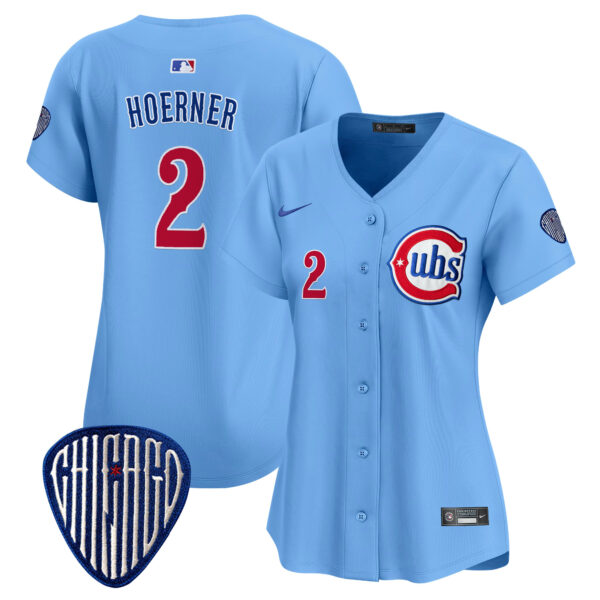 Women's Chicago Cubs Blue Alternate Vapor Premier Limited Jersey - All Stitched - Image 5