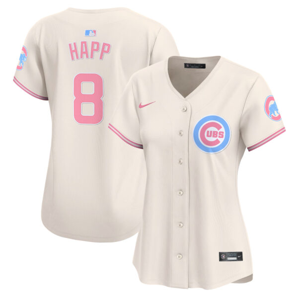 Women's Chicago Cubs Bubblegum Pink Vapor Premier Limited Jersey - All Stitched - Image 21