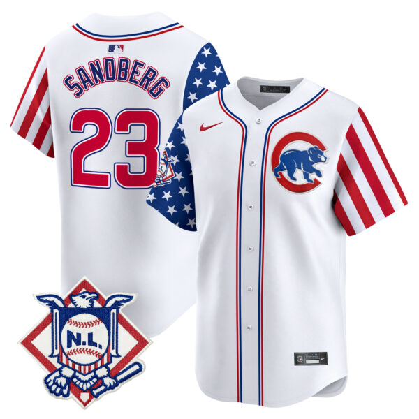Men's Chicago Cubs 2024 Fourth of July Vapor Premier Limited Jersey - All Stitched - Image 4