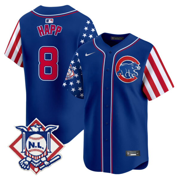Men's Chicago Cubs 2024 Fourth of July Vapor Premier Limited Jersey - All Stitched - Image 19