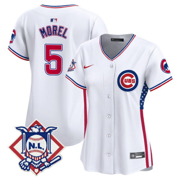 Women's Chicago Cubs 2024 Fourth of July Vapor Premier Limited Jersey V3 - All Stitched - Image 6
