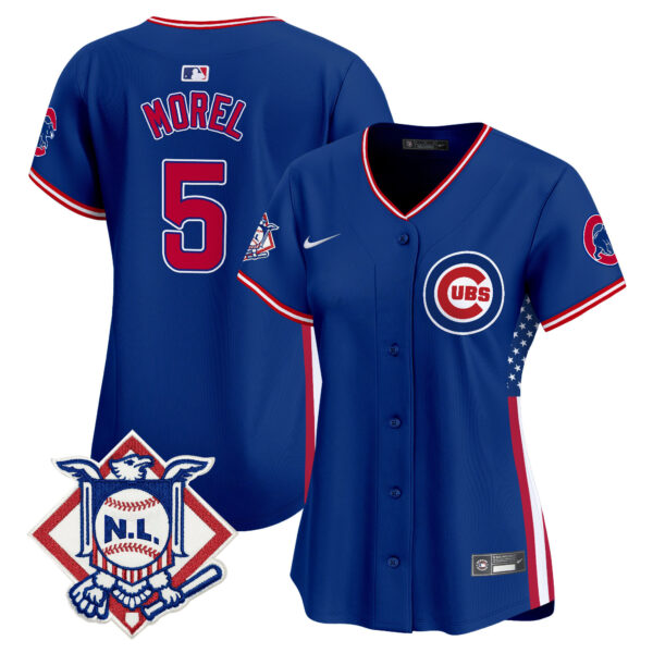 Women's Chicago Cubs 2024 Fourth of July Vapor Premier Limited Jersey V3 - All Stitched - Image 22