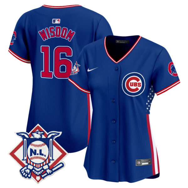 Women's Chicago Cubs 2024 Fourth of July Vapor Premier Limited Jersey V3 - All Stitched - Image 23