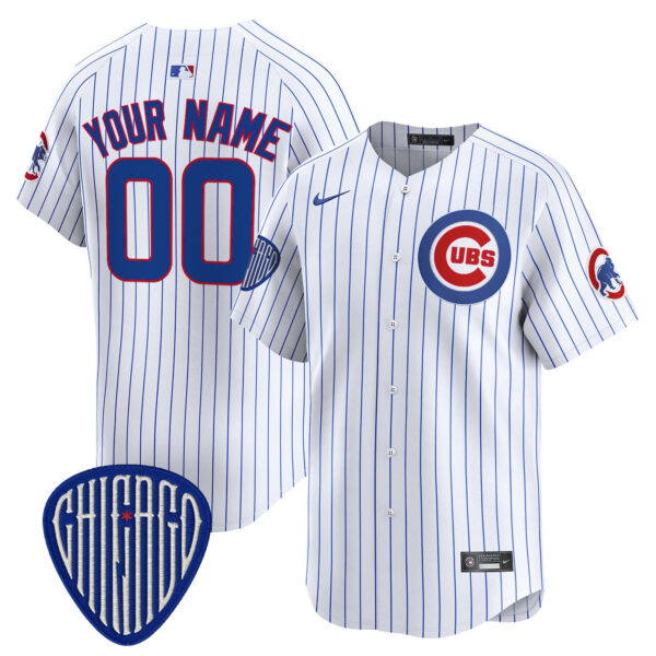 Chicago Cubs 2025 Vapor Premier Limited Custom Jersey - All Stitched - Image 5