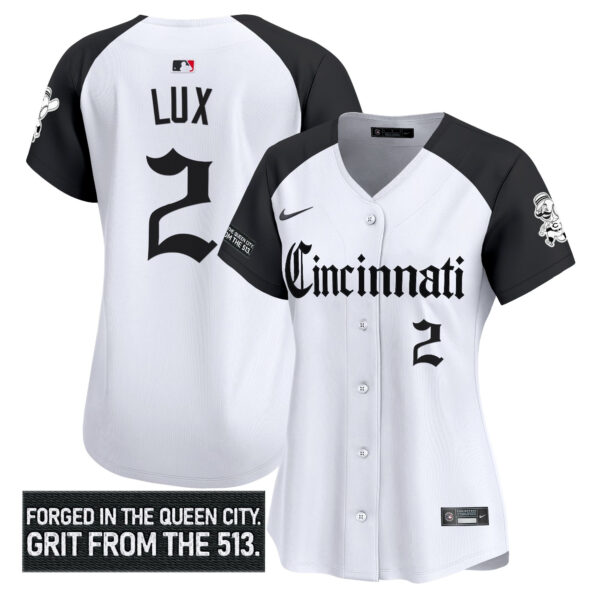 Women's Cincinnati Reds 'Gothic Queen City Edition' Vapor Premier Limited Jersey - All Stitched - Image 20