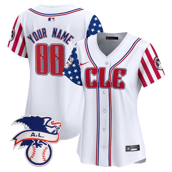 Cleveland Guardians 2024 Fourth of July Vapor Premier Limited Custom Jersey - All Stitched - Image 4