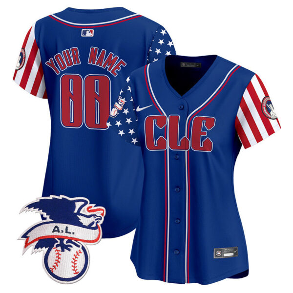 Cleveland Guardians 2024 Fourth of July Vapor Premier Limited Custom Jersey - All Stitched - Image 6
