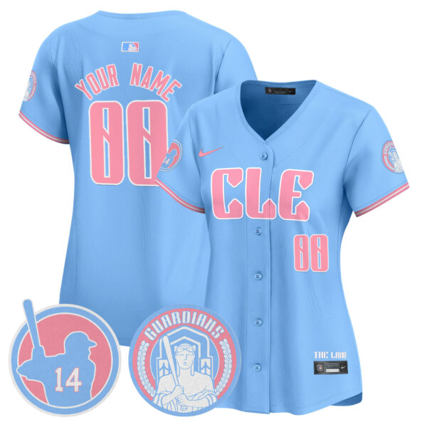 Cleveland Guardians Bubblegum Pink Vapor Premier Limited Custom Jersey - All Stitched - Image 7