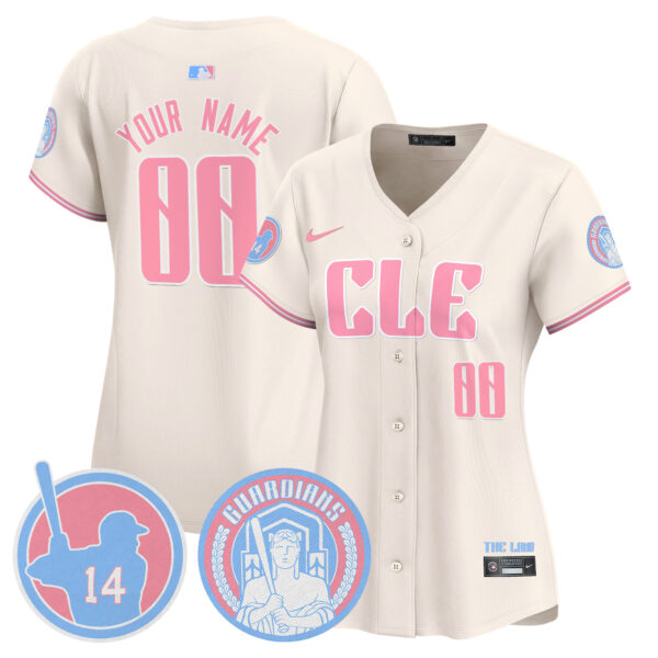 Cleveland Guardians Bubblegum Pink Vapor Premier Limited Custom Jersey - All Stitched - Image 8