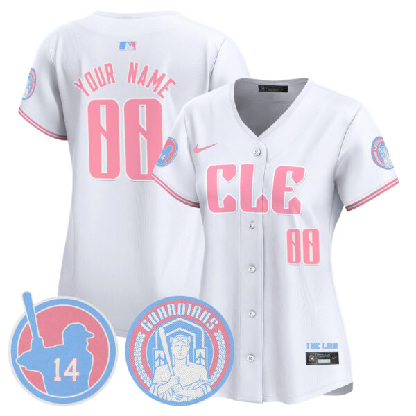 Cleveland Guardians Bubblegum Pink Vapor Premier Limited Custom Jersey - All Stitched - Image 10