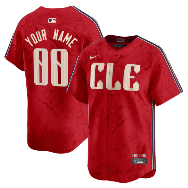 Cleveland Guardians 2024 City Connect Vapor Premier Limited Custom Jersey - All Stitched - Image 4