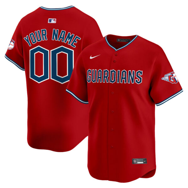 Cleveland Guardians 2025 Vapor Premier Limited Custom Jersey - All Stitched - Image 3
