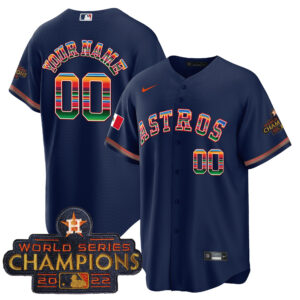 Astros Mexico Cool Base Limited Custom Jersey V2 - All Stitched