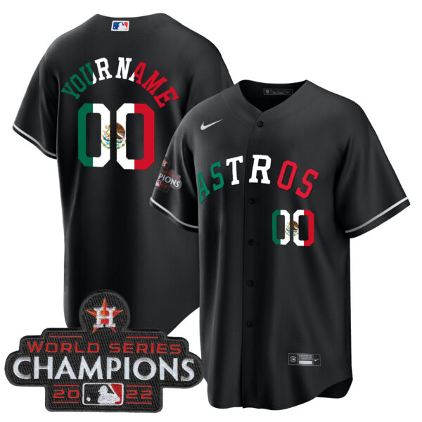 Astros 2023 Mexico Custom Jersey – All Stitched - Image 2