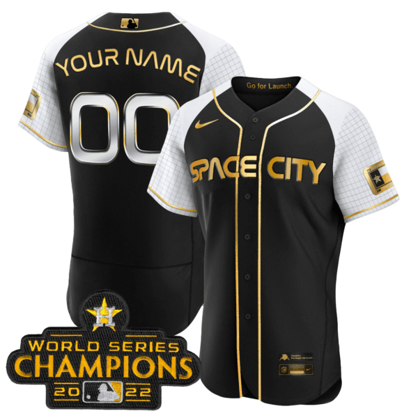 Astros 2023 Space City Champions Alternate Flex Custom Jersey – All Stitched - Image 4