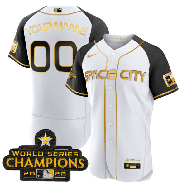 Astros 2023 Space City Champions Alternate Flex Custom Jersey – All Stitched - Image 6