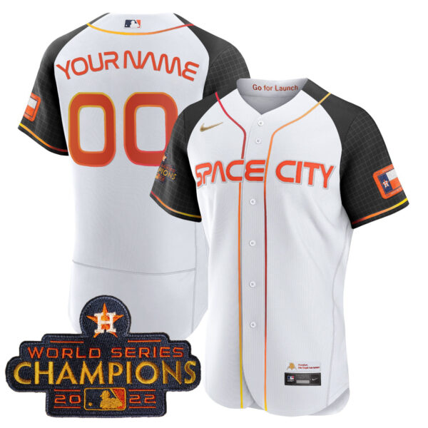 Astros 2023 Space City Champions Alternate Flex Custom Jersey – All Stitched - Image 9