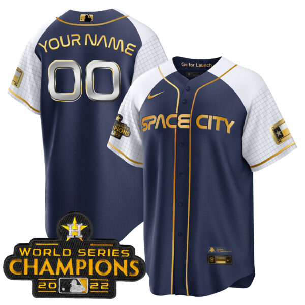 Astros 2023 Space City Champions Alternate Cool Custom Jersey – All Stitched - Image 2