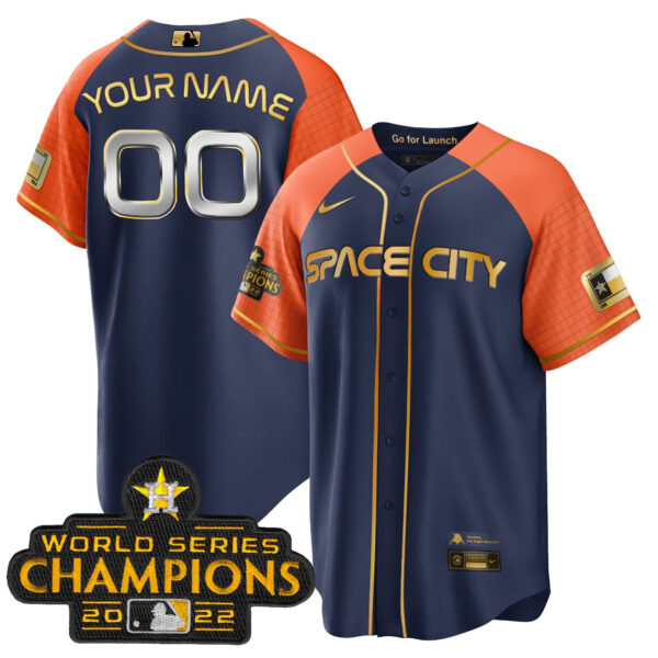 Astros 2023 Space City Champions Alternate Cool Custom Jersey – All Stitched - Image 3