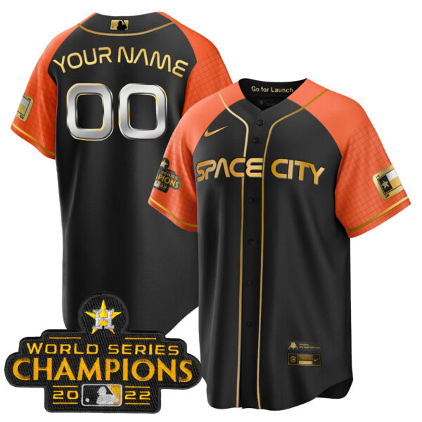 Astros 2023 Space City Champions Alternate Cool Custom Jersey – All Stitched - Image 5