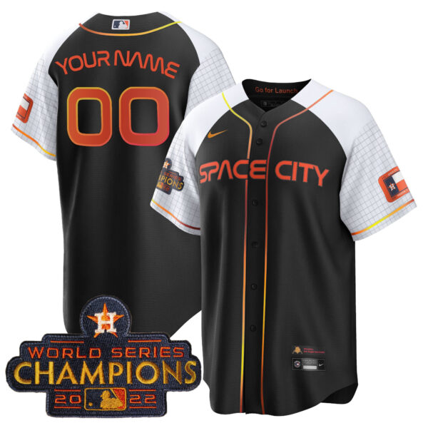 Astros 2023 Space City Champions Alternate Cool Custom Jersey – All Stitched - Image 8