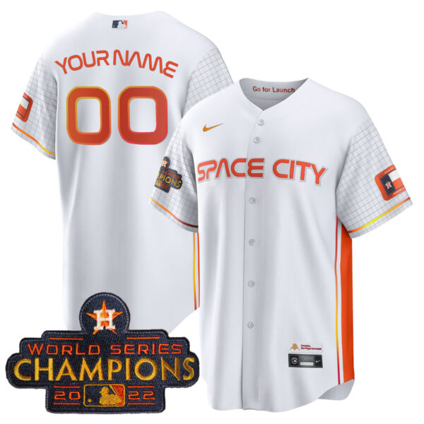 Astros 2023 Space City Champions Cool Special Custom Jersey – All Stitched - Image 2
