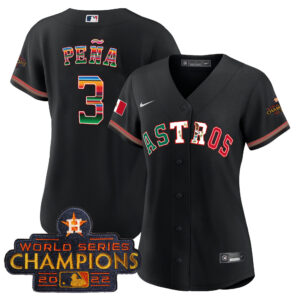 Women's Astros Mexico Baseball Limited Jersey V3 - All Stitched