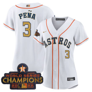 Women's Astros 2023 Gold Rush Collection Jersey � All Stitched