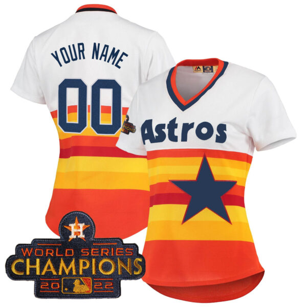 Astros 2023 Gold Rush Collection Custom Jersey � All Stitched - Image 17