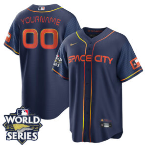 Houston Astros Space City Custom Name and Number Jersey - All Stitched