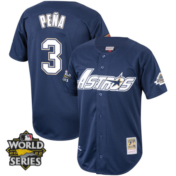 Houston Astros Mitchell & Ness Cooperstown 2022 World Series Player Jersey - All Stitched