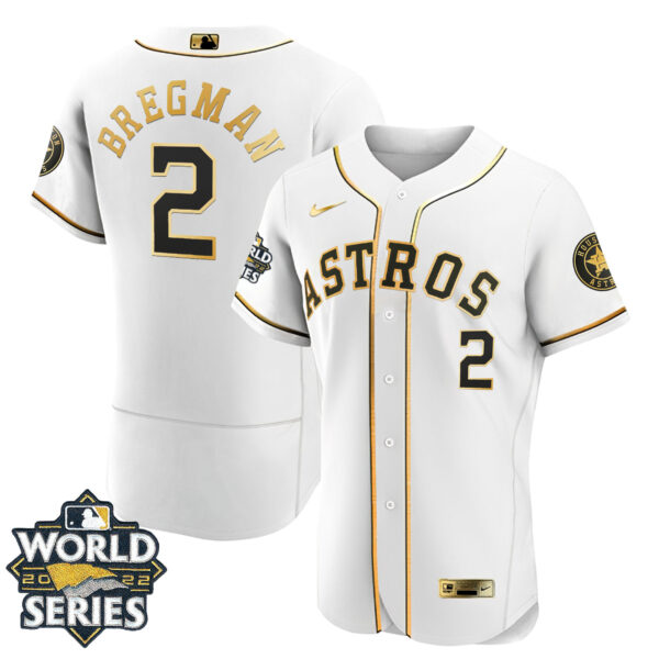Youth's Houston Astros 2022 World Series Player Jersey - All Stitched - Image 2