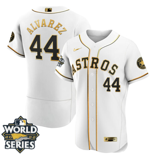 Youth's Houston Astros 2022 World Series Player Jersey - All Stitched - Image 4