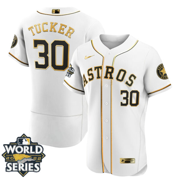 Youth's Houston Astros 2022 World Series Player Jersey - All Stitched - Image 5