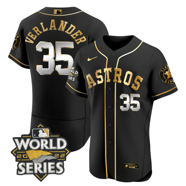 Youth's Houston Astros 2022 World Series Player Jersey - All Stitched - Image 12