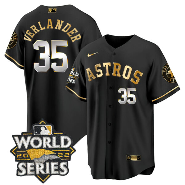 Youth's Houston Astros 2022 World Series Player Jersey - All Stitched - Image 18
