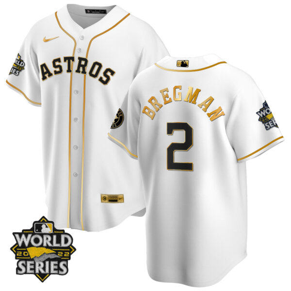 Youth's Houston Astros 2022 World Series Player Jersey - All Stitched - Image 20