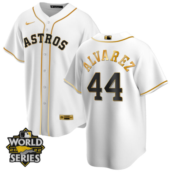Youth's Houston Astros 2022 World Series Player Jersey - All Stitched - Image 22