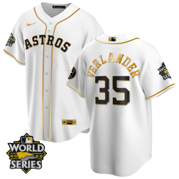 Youth's Houston Astros 2022 World Series Player Jersey - All Stitched - Image 24