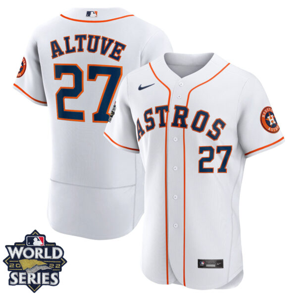 Youth's Houston Astros 2022 World Series Player Jersey - All Stitched - Image 27