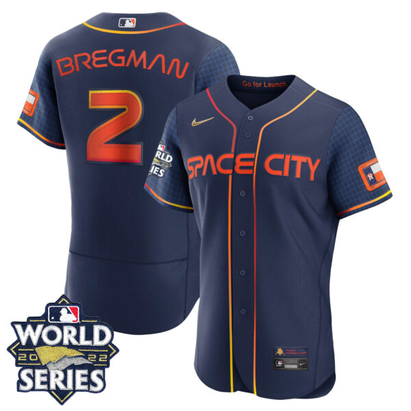 Youth's Houston Astros 2022 World Series Player Jersey - All Stitched - Image 38