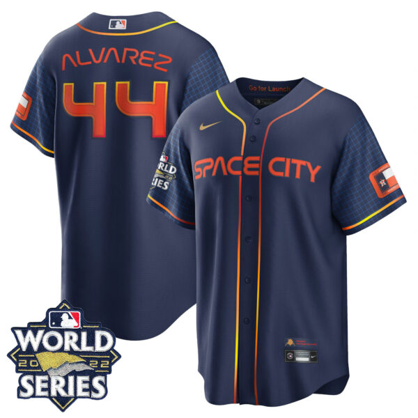 Youth's Houston Astros 2022 World Series Player Jersey - All Stitched - Image 46