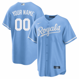 Kansas City Royals Light Blue Custom Jersey - All Stitched
