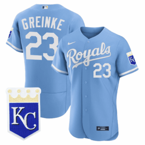 Kansas City Royals Light Blue Jersey - All Stitched