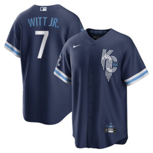Kansas City Royals Bobby Witt Jr. City Connect Jersey - All Stitched