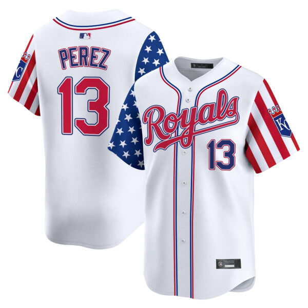 Men's Kansas City Royals 2025 Independence Day Vapor Premier Limited Jersey - All Stitched - Image 5